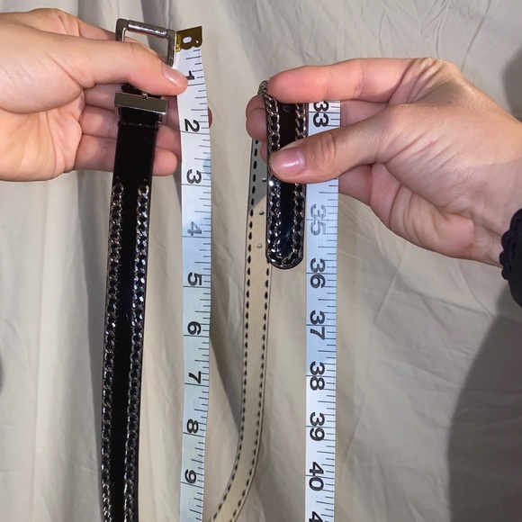 Black and silver chain belt - Picture 6 of 7